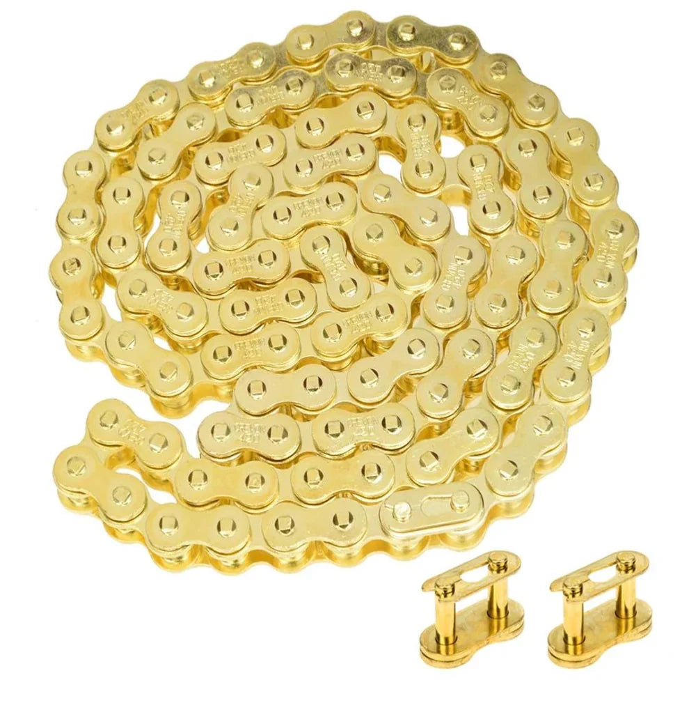 Tuttio Soleil 01 | Yozma | Strike shadow Gold Chain Upgrade – Heavy Duty 420 E-Bike Chain (116 Links)