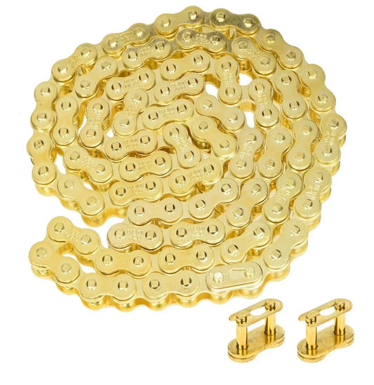 Tuttio Soleil 01 | Yozma | Strike shadow Gold Chain Upgrade – Heavy Duty 420 E-Bike Chain (116 Links)